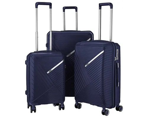 Набір валіз 2E Sigma (L+M+S) темно-синій (2E-SPPS-SET3-NV)