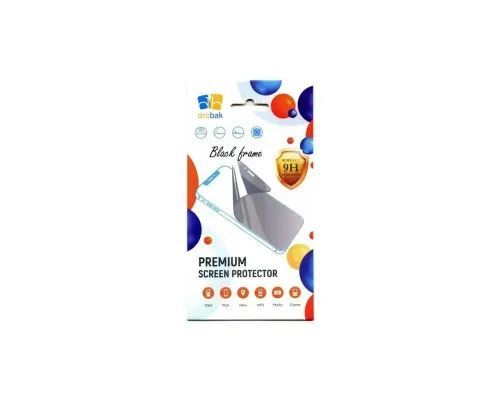 Скло захисне Drobak Tecno Camon 20 Pro (Black) (676727) (676727)