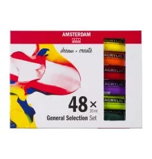 Акриловые краски Royal Talens Amsterdam General Selection 48 цветов по 20 мл (8712079451073)