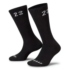 Шкарпетки Nike U Jordan Essential Crew 3PR DA5718-010 M 42-46 3 пари Чорний/Білий (194958592745)