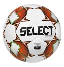 М'яч футбольний Select Royale FIFA Basic v22 біло-помаранчовий Уні 5 (5703543290888)