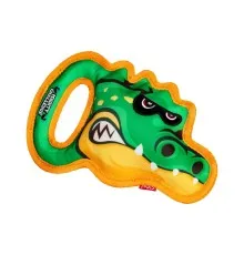 Іграшка для собак GiGwi Mighty Challenge Крокодил з пищалкою 25 см (2235)