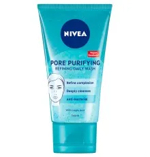Гель для умывания Nivea Pore Purifying Refining Daily Wash Ежедневный очищающий Против недостатков кожи 150 мл (4006000003580)