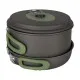 Набір туристичного посуду Bo-Camp Explorer 3 Pieces Hard Anodized Grey/Green (2200239)