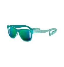 Детские солнцезащитные очки Suavinex с лентой, полукруглая форма, 24-36 месяцев, зеленые (308547)