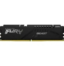 Модуль пам'яті для комп'ютера DDR5 32GB 6000 MHz Beast Black Kingston Fury (ex.HyperX) (KF560C30BB-32)