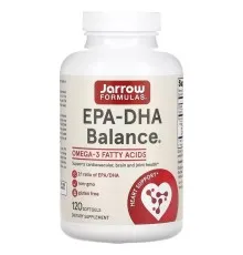 Жирные кислоты Jarrow Formulas Рыбий жир баланс, EPA-DHA Balance, 120 гелевых капсул (JRW16036)