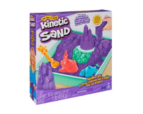 Набір для творчості Kinetic Sand V2 Замок з піску Фіолетовий 454 г (71402)