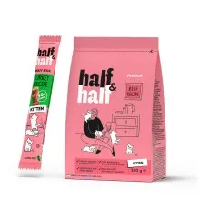 Сухой корм для кошек Half&Half для котят с говядиной (2700000045336)