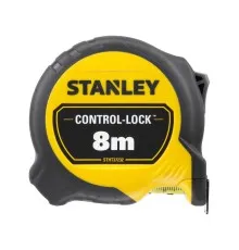 Рулетка Stanley CONTROL-LOCK, 8мх25мм, в прорезиненном корпусе,с двухсторонней шкалой (STHT37232-0)