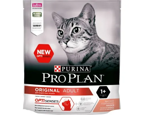 Сухий корм для кішок Purina Pro Plan Original з лососем 400 г (7613036545037)