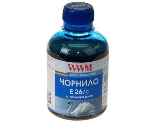 Чорнило WWM EPSON XP-600/XP-605/XP-7005 (Cyan) (E26/C)