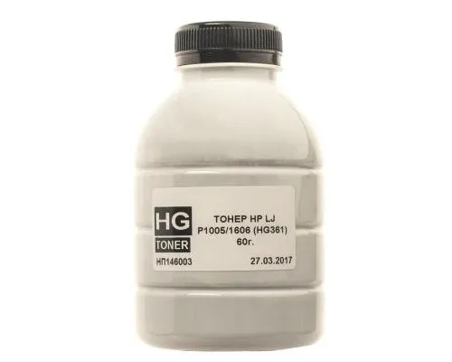 Тонер HP LJ P1005/1606, 60 г HG (HG361-060)