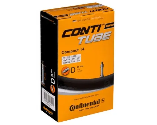 Велосипедная камера Continental Compact 14 32-279 / 47-298 RE DV26mm (181081)