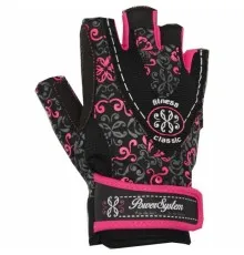 Рукавички для фітнесу Power System Classy Woman PS-2910 M Pink (PS_2910_M_Black/Pink)