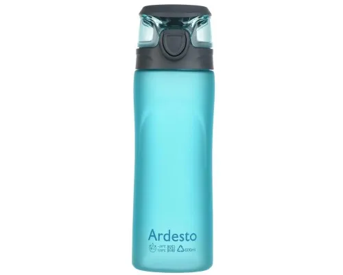 Пляшка для води Ardesto Matte Bottle 600 мл Blue (AR2205PB)