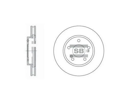 Гальмівний диск HI-Q SD4312