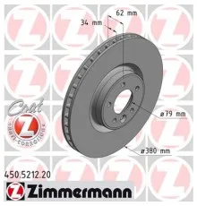 Тормозной диск ZIMMERMANN 450.5212.20