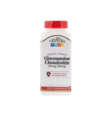 Витаминно-минеральный комплекс 21st Century Глюкозамин & Хондроитин 250 мг/200 мг, Original Strength, 1 (CEN23023)