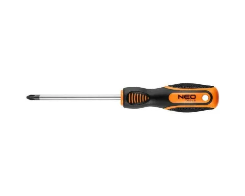 Отвертка Neo Tools крестовая, PH2 x 100 мм, CrV (04-180)