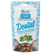 Ласощі для котів Brit Care Dental з індичкою 50 г (8595602521371)