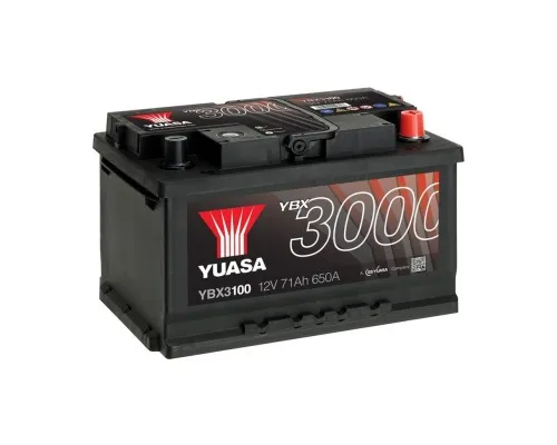 Аккумулятор автомобильный Yuasa 12V 71Ah SMF Battery (YBX3100)