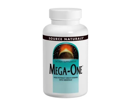 Витаминно-минеральный комплекс Source Naturals Комплекс Витаминов и Минералов, Mega-One, 30 таблеток (SN0007)