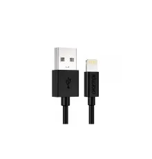 Дата кабель USB 2.0 AM to Lightning 1.8m 2.1A MFI Black Choetech (IP0027-BK)