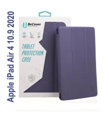 Чохол до планшета BeCover Tri Fold Soft TPU mount Apple Pencil Apple iPad Air 4 10.9 2020/2022 Purple (706751)