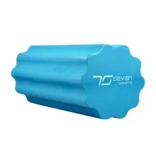 Масажний ролик 7Sports YOGA Roller EVA RO3-45 профільований 45 х 15 см Синій (RO3-45 BLUE)