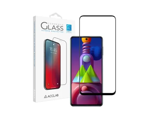 Стекло защитное ACCLAB Full Glue Samsung M51 (1283126508660)