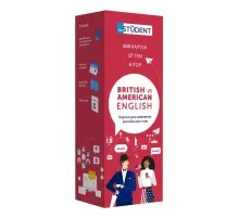 Навчальний набір English Student Картки для вивчення англійської мови American vs British English, українська (591225926)