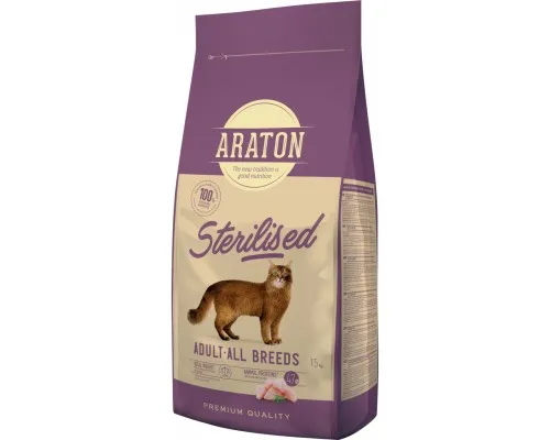 Сухий корм для кішок ARATON STERILISED Adult All Breeds 15 кг (ART47473)