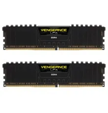 Модуль пам'яті для комп'ютера DDR4 64GB (2x32GB) 3600 MHz Vengeance LPX Black Corsair (CMK64GX4M2D3600C18)