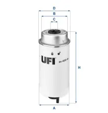 Фільтр паливний UFI 24.455.00