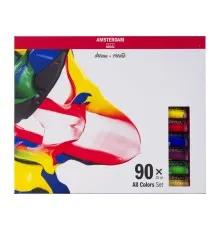 Акрилові фарби Royal Talens Amsterdam General Selection 90 кольорів по 20 мл (8712079451097)