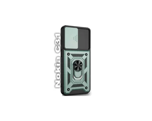 Чохол до мобільного телефона BeCover Military Nokia C31 Dark Green (709988)