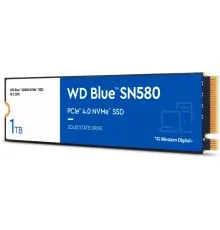 Накопичувач SSD M.2 2280 1TB SN580 Blue WD (WDS100T3B0E)