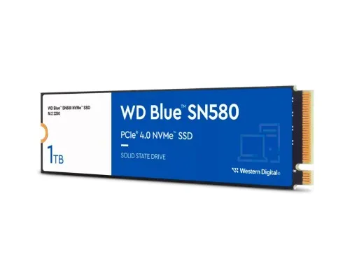 Накопитель SSD M.2 2280 1TB SN580 Blue WD (WDS100T3B0E)