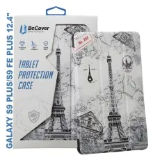 Чехол для планшета BeCover Smart Case Samsung Tab S9 Plus (SM-X810/SM-X816)/S9 FE Plus (SM-X610/SM-X616) 12.4" Paris (710380)