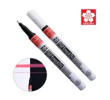 Маркер Sakura Pen-Touch Червоний, флуоресцентний, тонкий (EXTRA FINE) 0.7мм (084511322677)