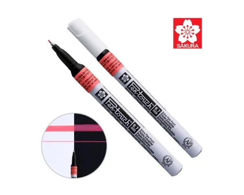 Маркер Sakura Pen-Touch Червоний, флуоресцентний, тонкий (EXTRA FINE) 0.7мм (084511322677)