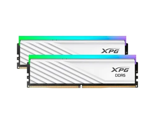 Модуль пам'яті для комп'ютера DDR5 48GB (2x24GB) 6000 MHz XPG Lancer Blade RGB White ADATA (AX5U6000C3024G-DTLABRWH)