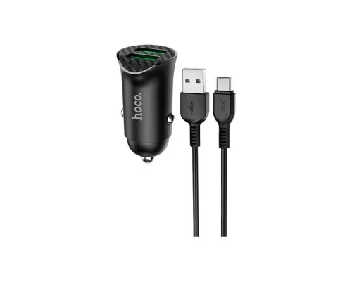 Зарядное устройство HOCO Z39 2xUSB Black (6931474735089)