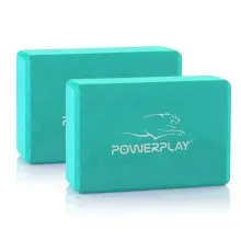 Блок для йоги PowerPlay Yoga Brick EVA 2 шт Мятні (PP_4006_Mint_2in)