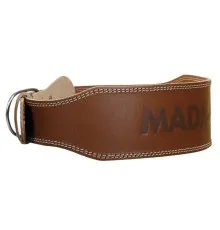 Атлетичний пояс MadMax MFB-246 Full leather шкіряний Chocolate brown XXL (MFB-246_XXL)