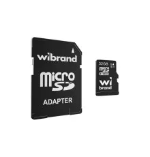 Карта пам'яті Wibrand 32GB microSD class 10 UHS-I (WICDHU1/32GB-A)