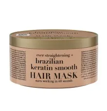 Маска для волосся OGX Brazilian Keratin Smooth Розгладжувальна 300 мл (3574661711003)