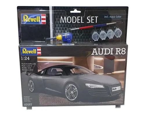 Збірна модель Revell Набір автомобіль Audi R8 рівень 4 масштаб 1:24 (RVL-67057)