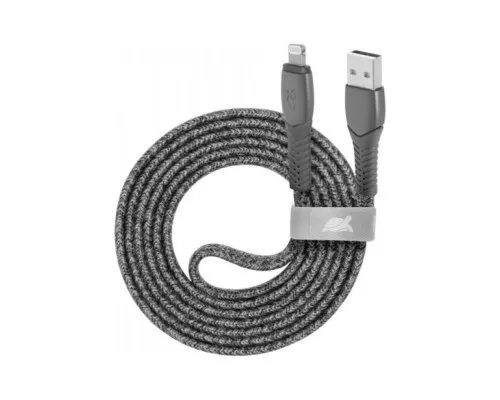 Дата кабель USB 2.0 AM to Lightning 1.2m 3A 60W grey RivaCase (PS6108 GR12)